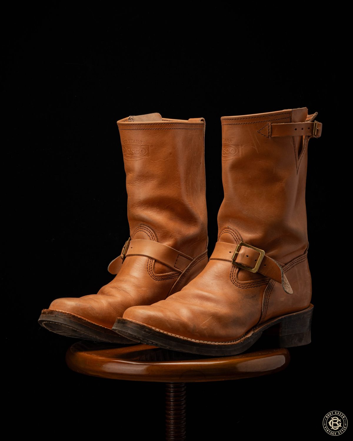 Photo by boot_gazer on December 5, 2024 of the Wesco Boss Engineer Boot in Horween Natural Essex.
