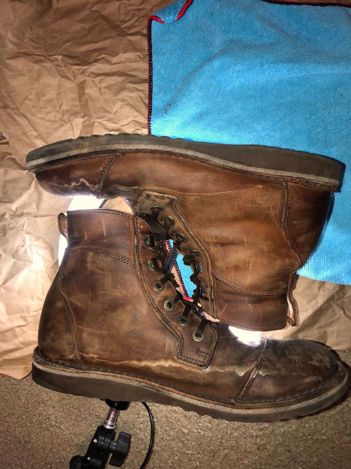 Photo by jvibe on February 3, 2024 of the Jim Green Baobab Boot in Fudge Crazy Horse.