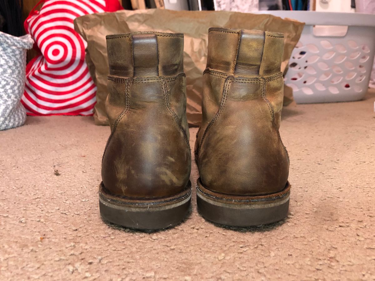 Photo by jvibe on February 3, 2024 of the Jim Green Baobab Boot in Fudge Crazy Horse.