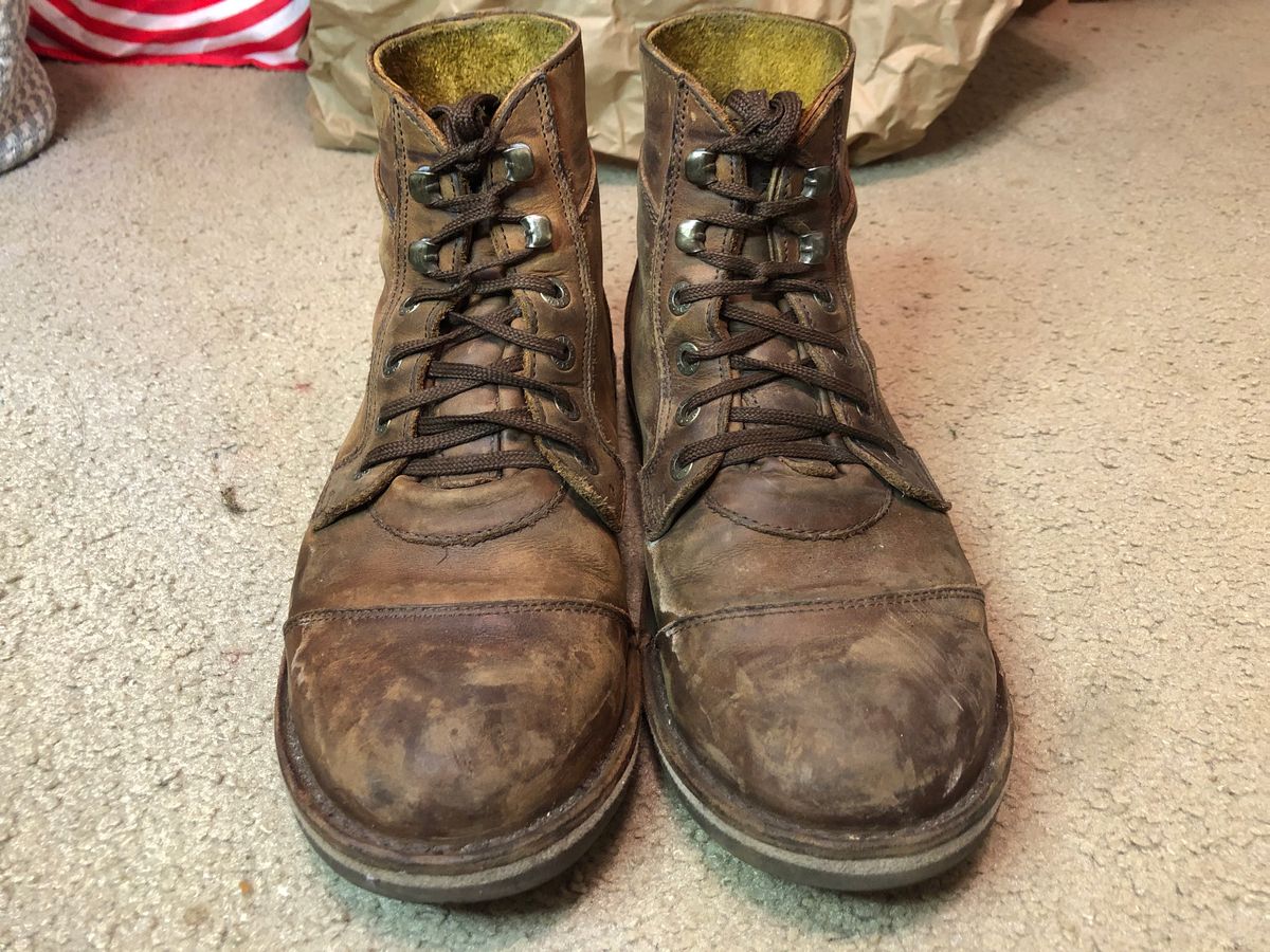 Photo by jvibe on February 3, 2024 of the Jim Green Baobab Boot in Fudge Crazy Horse.