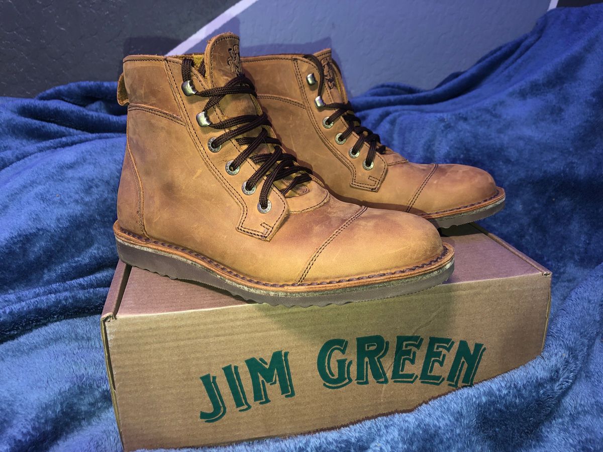 Photo by jvibe on October 1, 2023 of the Jim Green Baobab Boot in Fudge Crazy Horse.