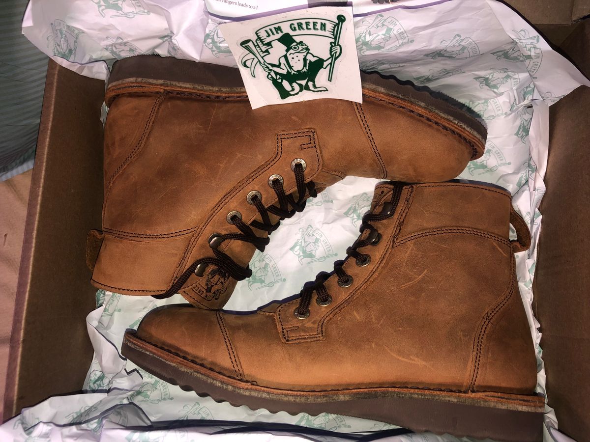 Photo by jvibe on October 1, 2023 of the Jim Green Baobab Boot in Fudge Crazy Horse.