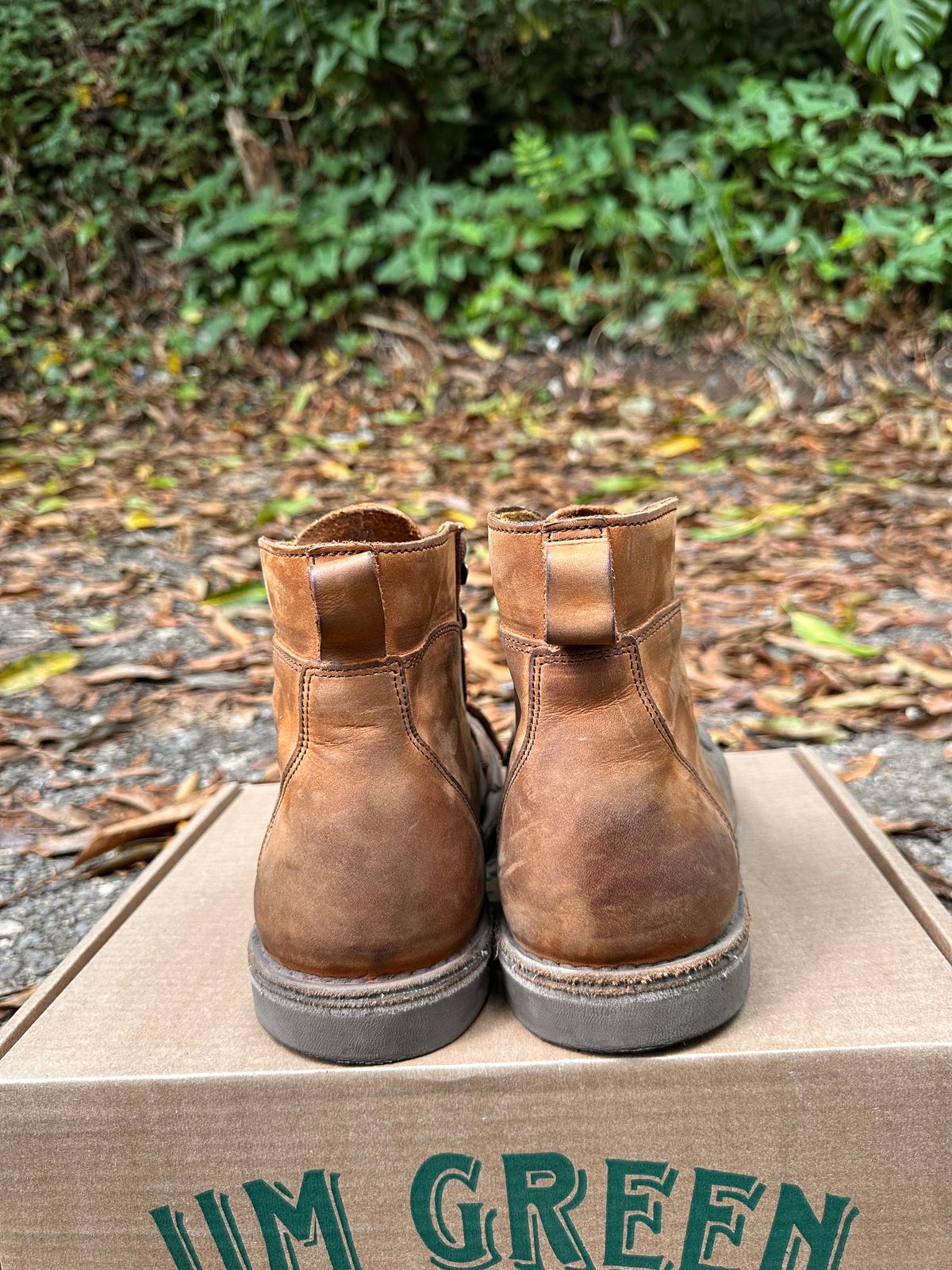 Photo by jvibe on November 4, 2023 of the Jim Green Baobab Boot in Fudge Crazy Horse.
