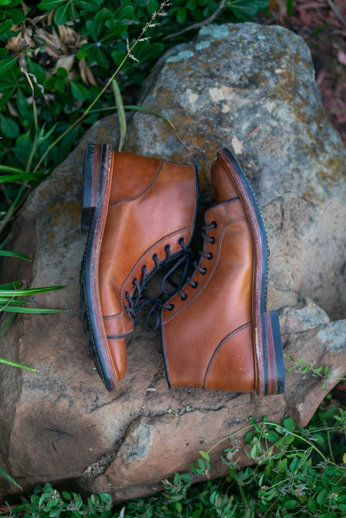 Photo by van504 on November 2, 2022 of the Tricker's Ethan Monkey Boot in Teck Shell Cordovan.