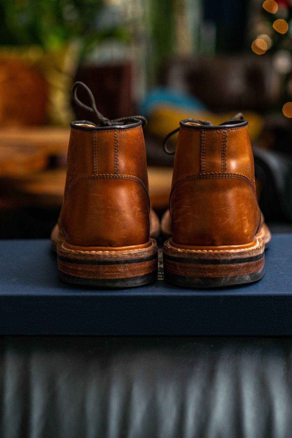 Photo by van504 on December 4, 2022 of the Tricker's Ethan Monkey Boot in Teck Shell Cordovan.