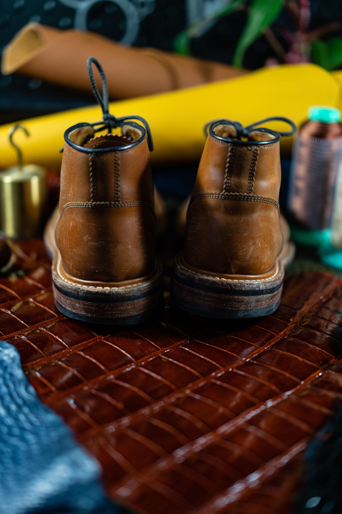Photo by van504 on February 4, 2023 of the Tricker's Ethan Monkey Boot in Teck Shell Cordovan.