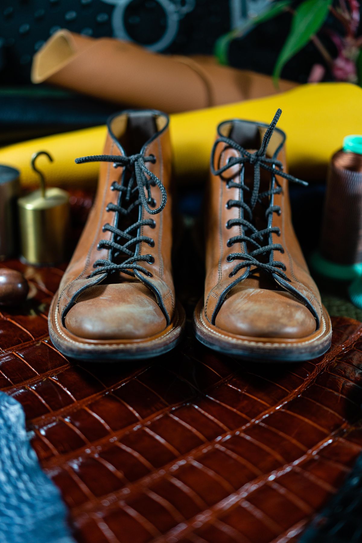 Photo by van504 on February 4, 2023 of the Tricker's Ethan Monkey Boot in Teck Shell Cordovan.