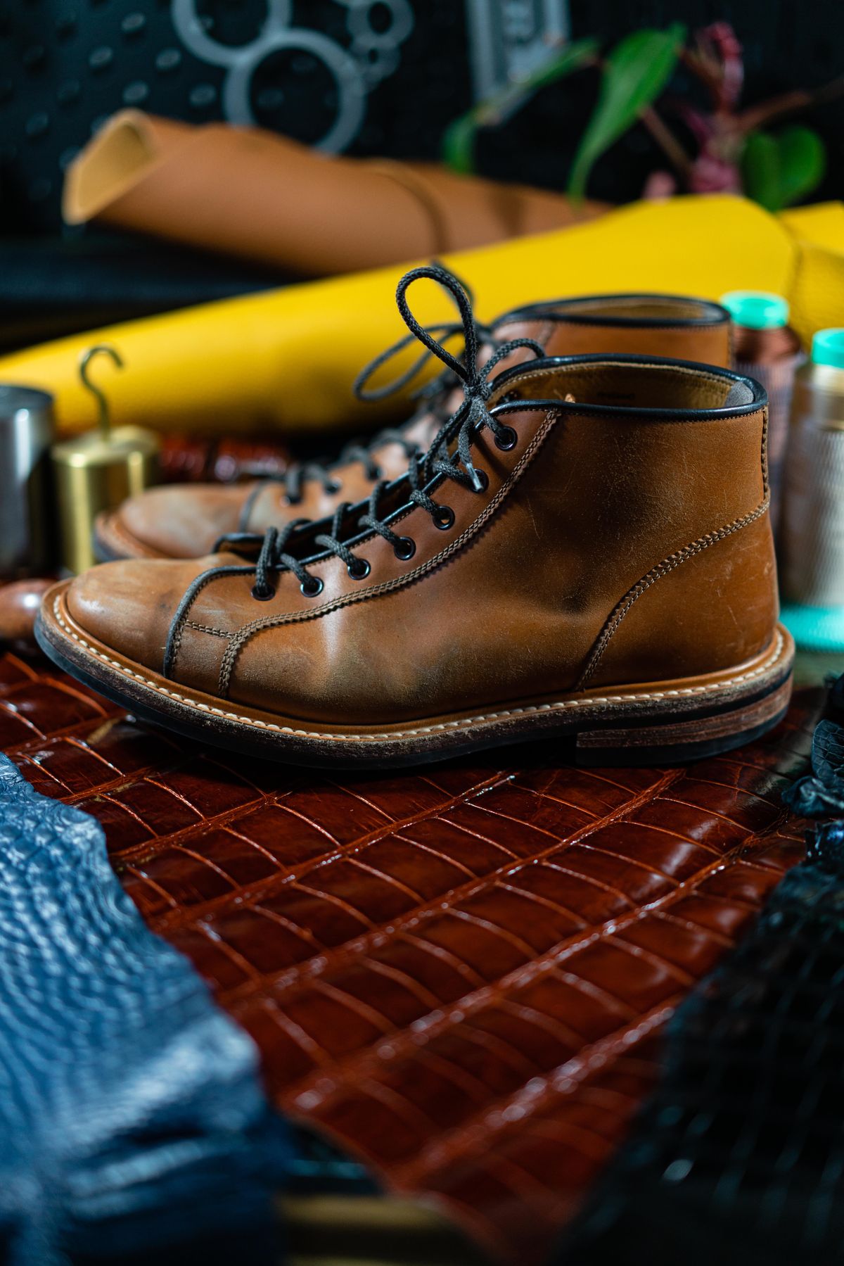 Photo by van504 on February 4, 2023 of the Tricker's Ethan Monkey Boot in Teck Shell Cordovan.