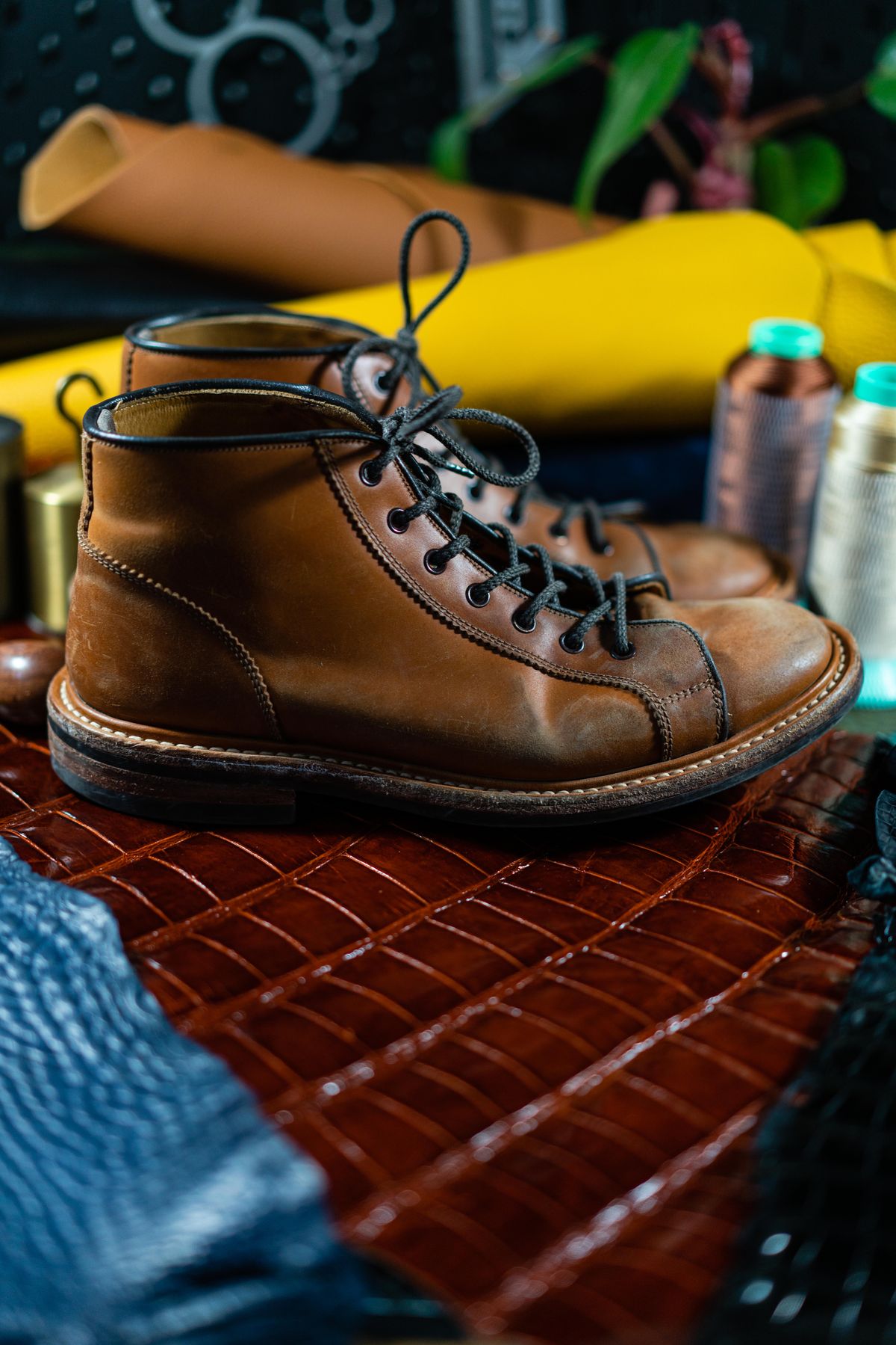 Photo by van504 on February 4, 2023 of the Tricker's Ethan Monkey Boot in Teck Shell Cordovan.