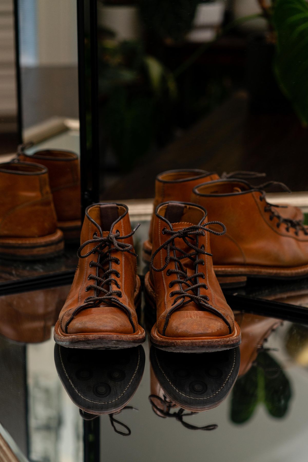 Photo by van504 on March 5, 2023 of the Tricker's Ethan Monkey Boot in Teck Shell Cordovan.