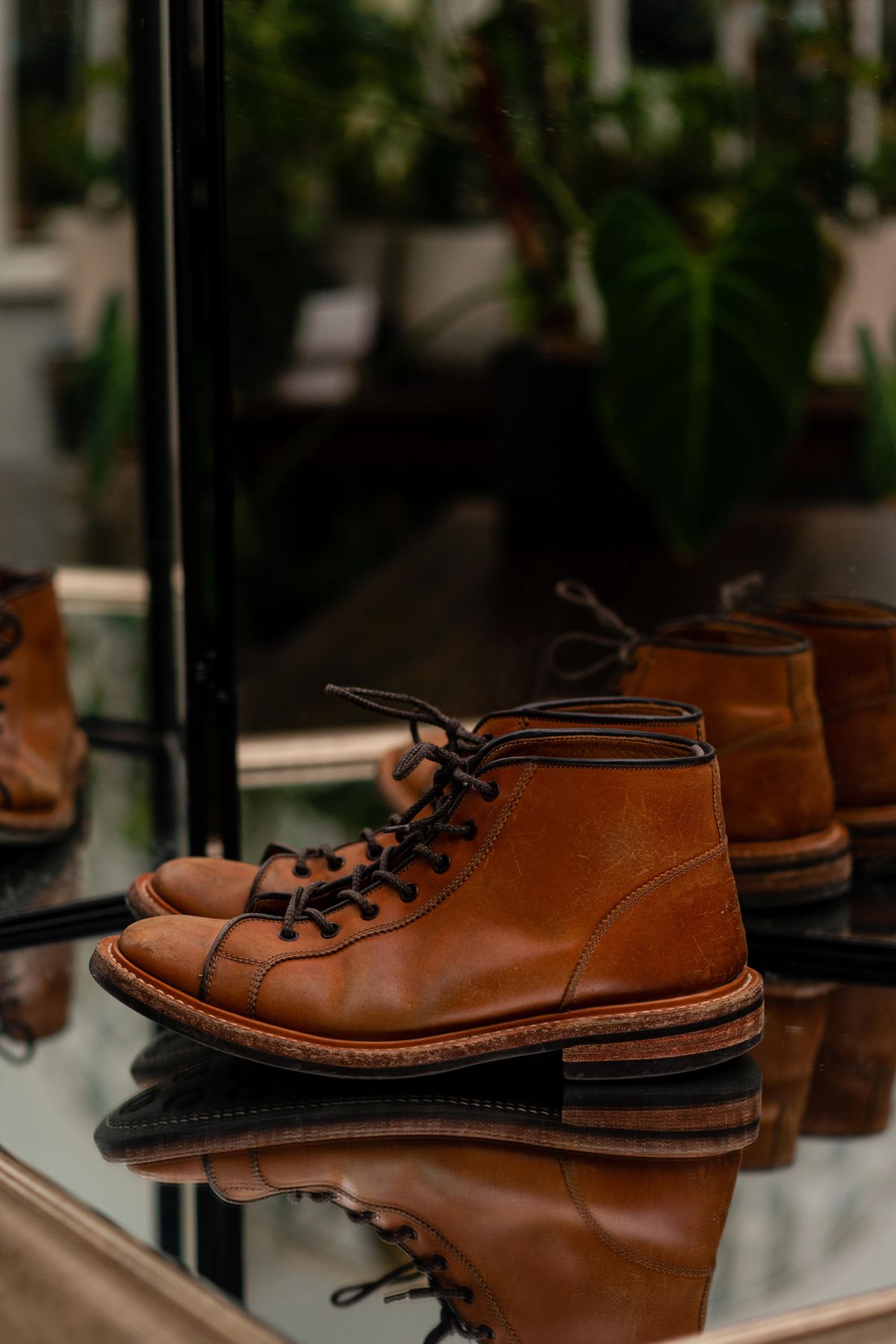 Photo by van504 on March 5, 2023 of the Tricker's Ethan Monkey Boot in Teck Shell Cordovan.
