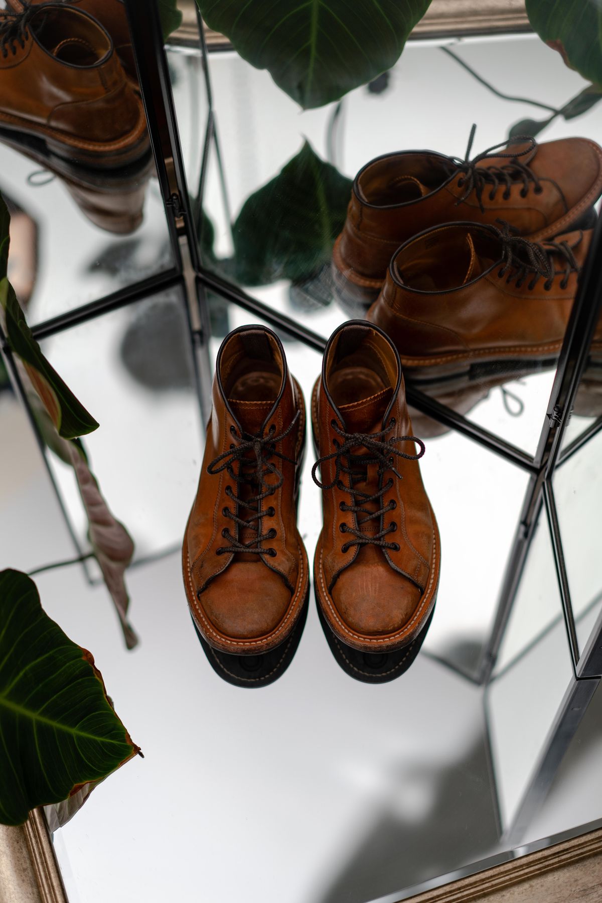 Photo by van504 on March 5, 2023 of the Tricker's Ethan Monkey Boot in Teck Shell Cordovan.