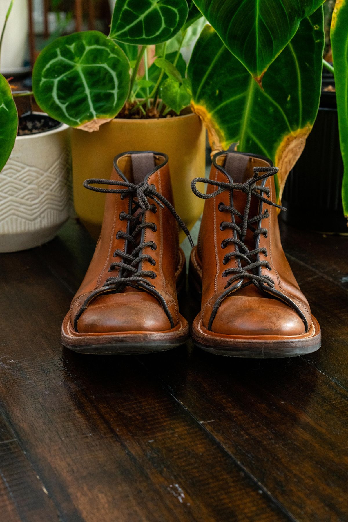 Photo by van504 on April 2, 2023 of the Tricker's Ethan Monkey Boot in Teck Shell Cordovan.