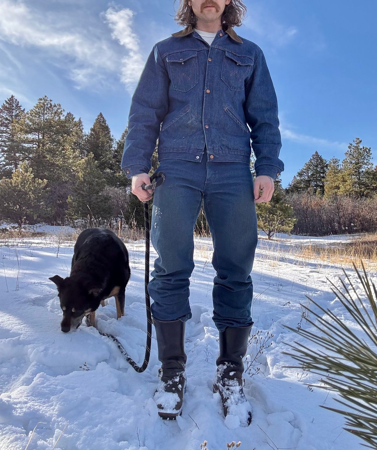 Photo by zander on February 4, 2026 of the Nicks StationMaster in Horween Black Waxed Flesh.