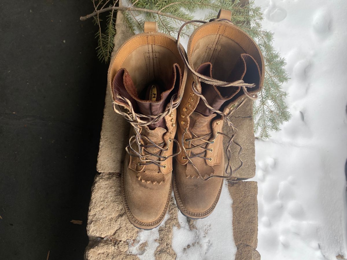 Photo by zander on January 4, 2023 of the Nicks BuilderPro in Seidel MaxSupport Tan Roughout.