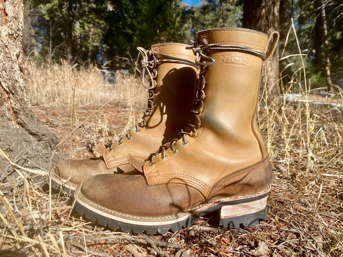 Photo by zander on February 6, 2023 of the Nicks BuilderPro in Seidel MaxSupport Tan Roughout.