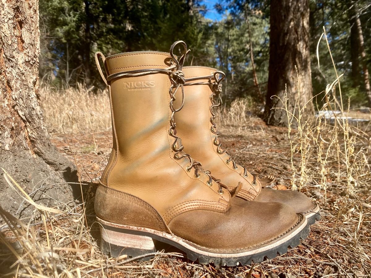 Photo by zander on February 6, 2023 of the Nicks BuilderPro in Seidel MaxSupport Tan Roughout.