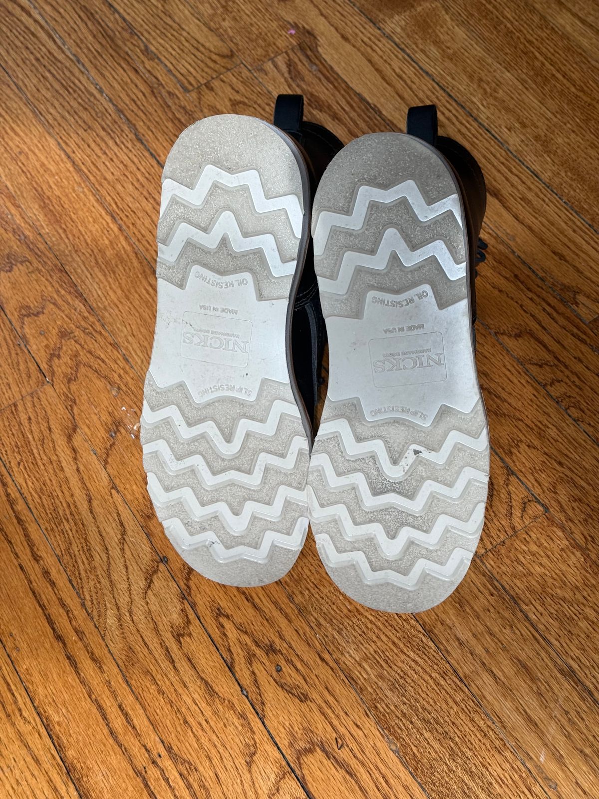 Photo by Shortstop on April 19, 2026 of the Nicks MTO in Horween Black Chromexcel & Seidel MaxSupport Black.