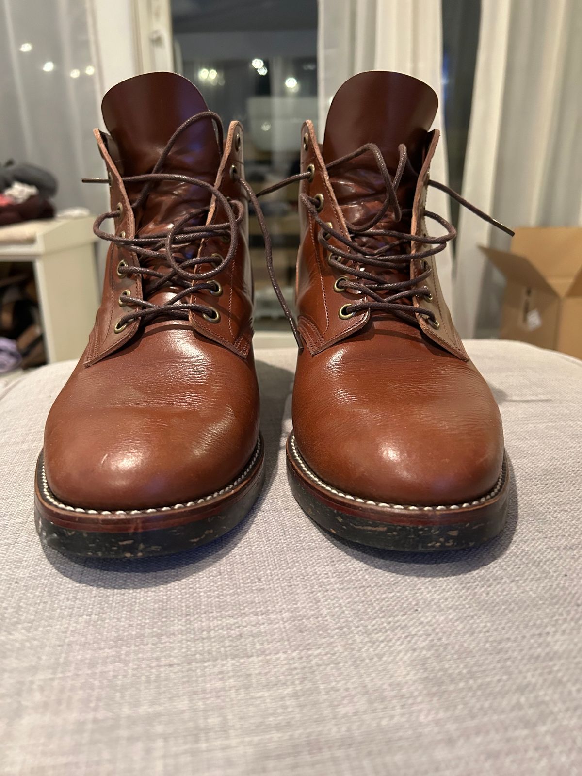 Photo by minus on January 3, 2024 of the Onderhoud SVC01 Boondocker in Wickett & Craig Conker English Bridle.