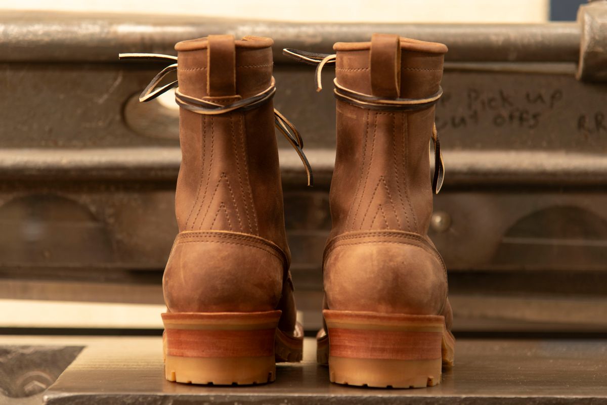 Photo by jimmy3roller on October 2, 2023 of the Nicks MTO in Horween Whiskey Predator.