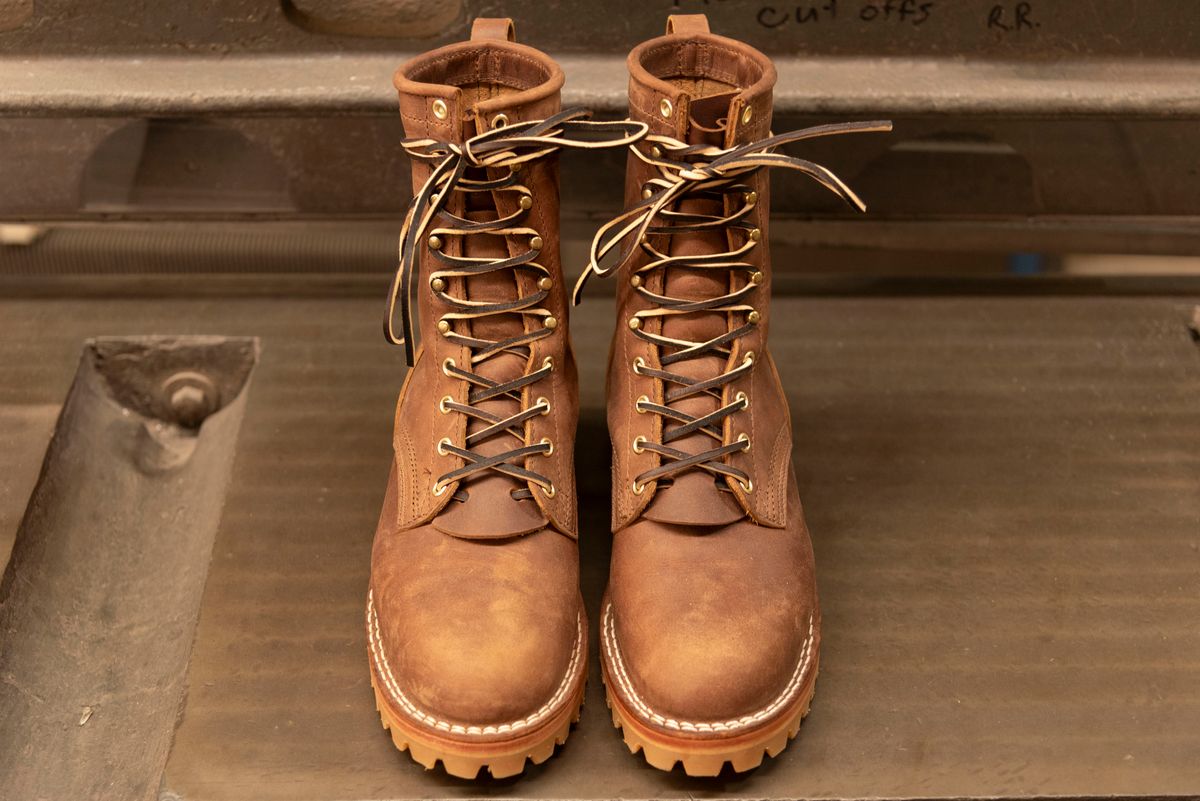 Photo by jimmy3roller on October 2, 2023 of the Nicks MTO in Horween Whiskey Predator.