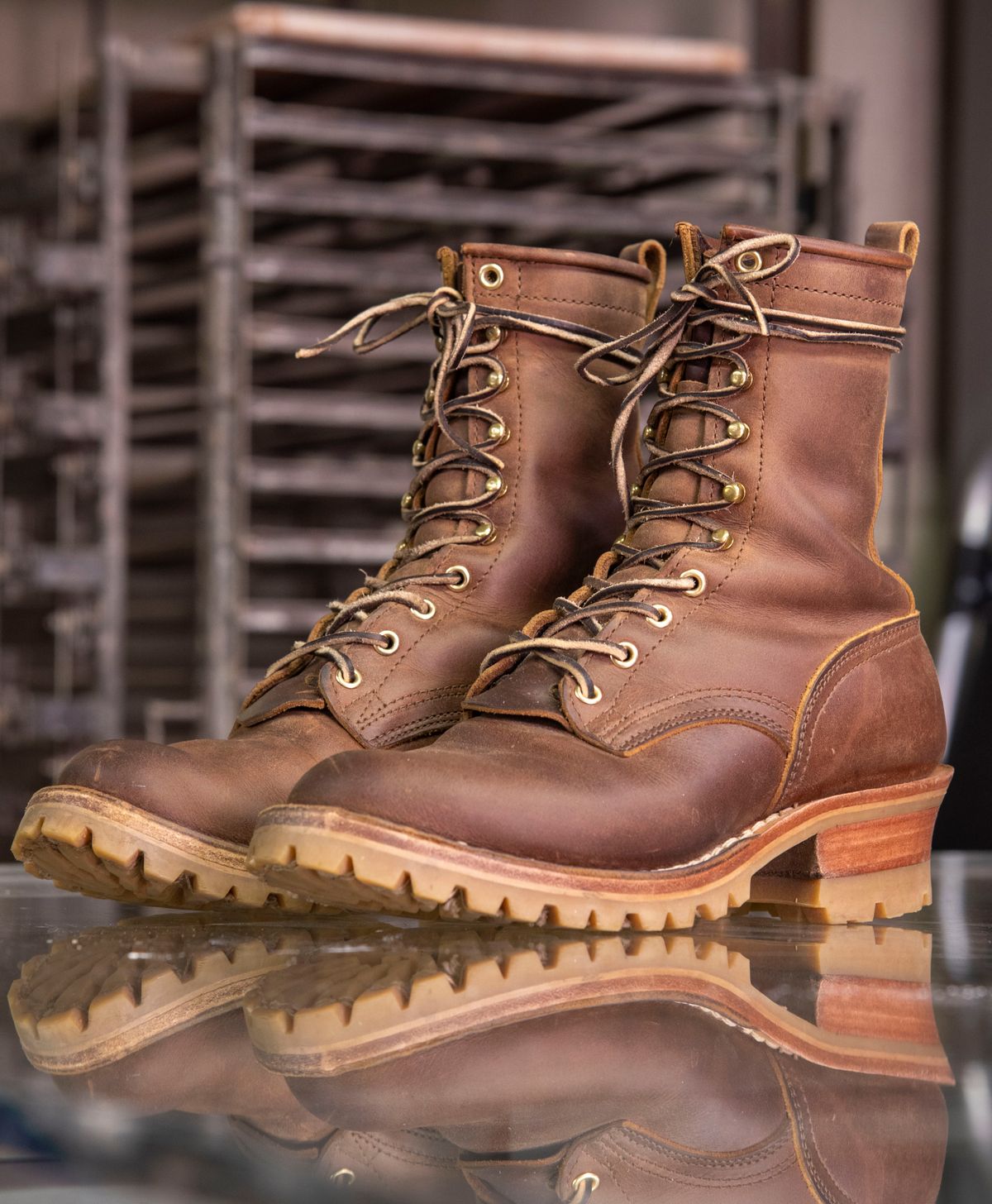 Photo by jimmy3roller on November 6, 2023 of the Nicks MTO in Horween Whiskey Predator.