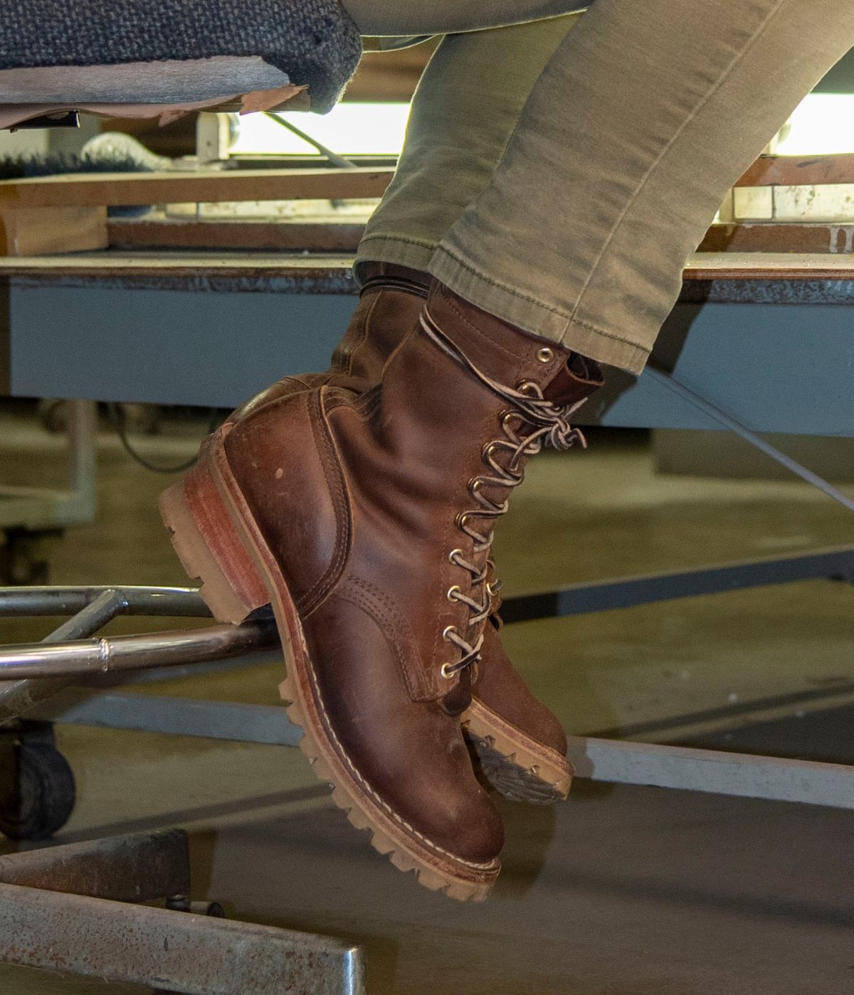 Photo by jimmy3roller on November 6, 2023 of the Nicks MTO in Horween Whiskey Predator.