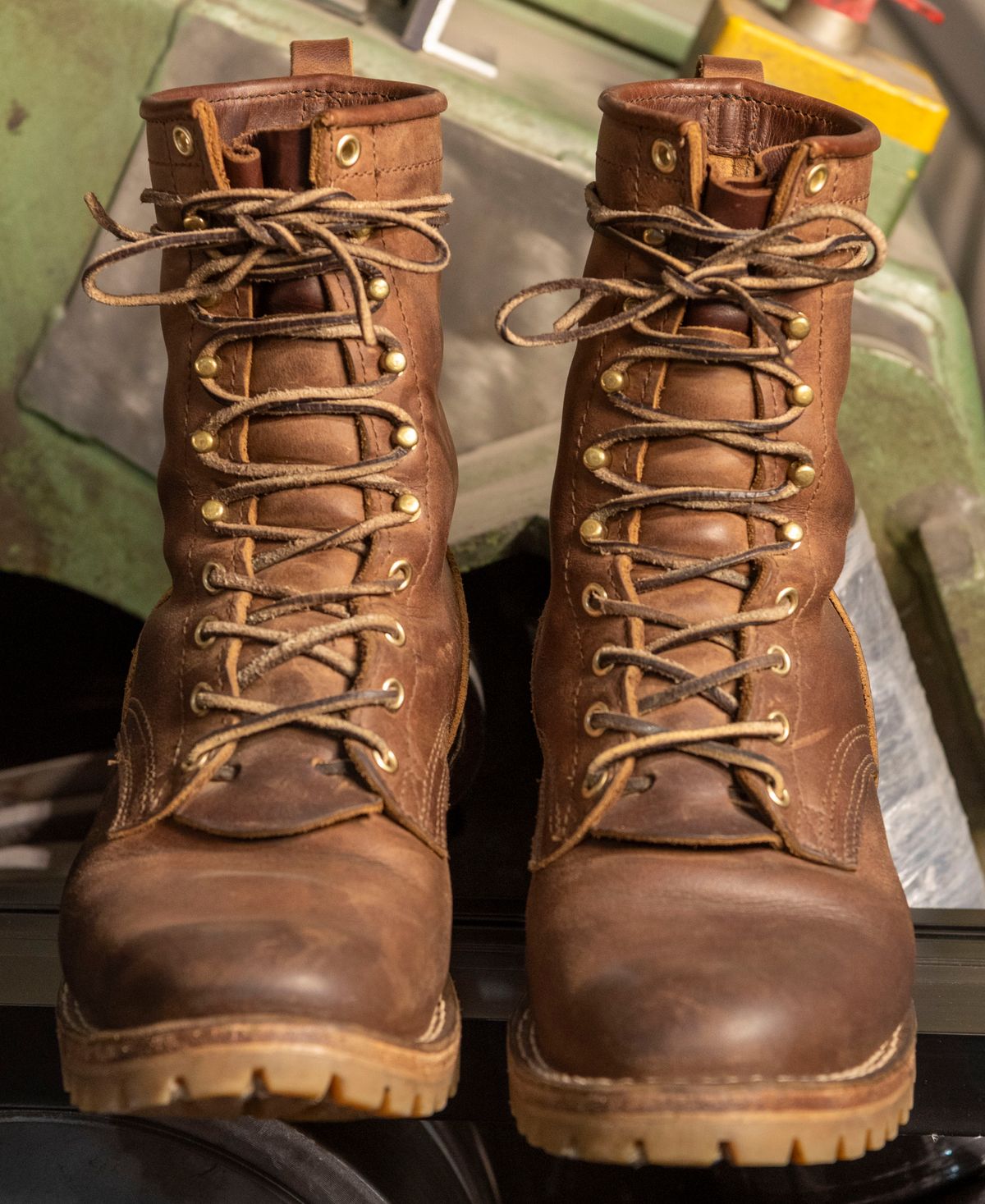 Photo by jimmy3roller on December 4, 2023 of the Nicks MTO in Horween Whiskey Predator.