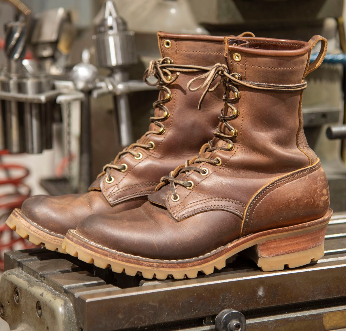 Photo by jimmy3roller on January 6, 2024 of the Nicks MTO in Horween Whiskey Predator.