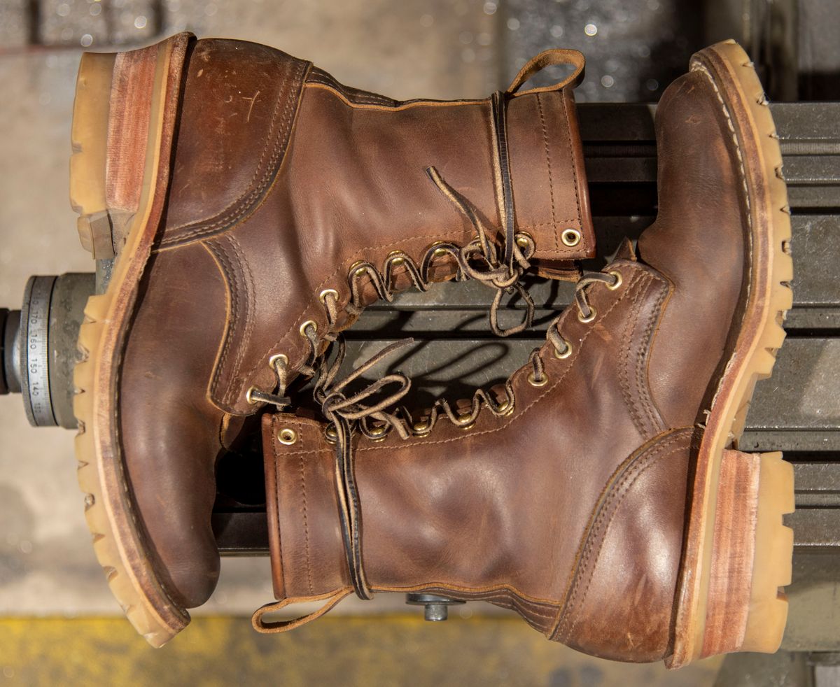 Photo by jimmy3roller on January 6, 2024 of the Nicks MTO in Horween Whiskey Predator.