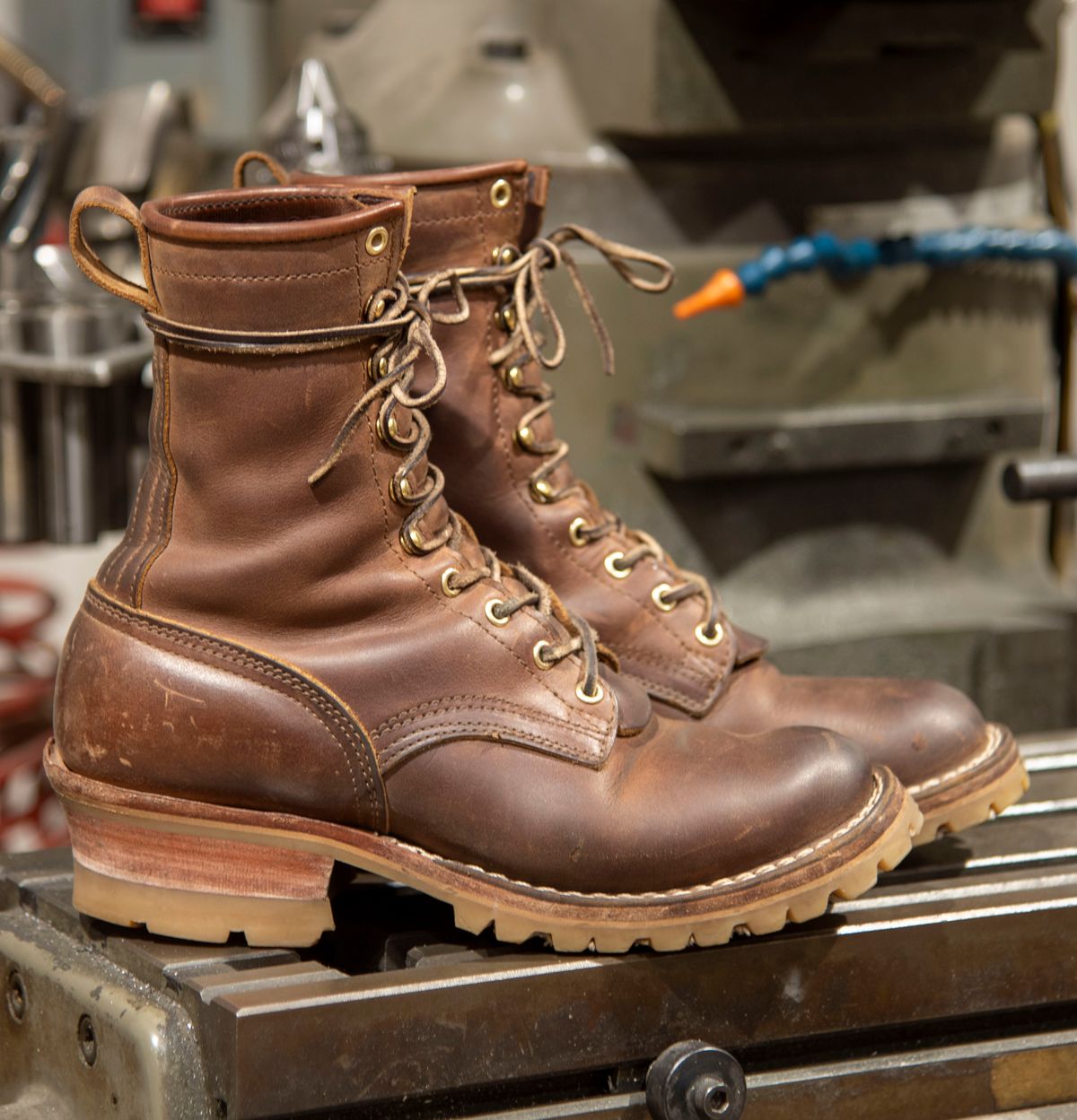 Photo by jimmy3roller on January 6, 2024 of the Nicks MTO in Horween Whiskey Predator.