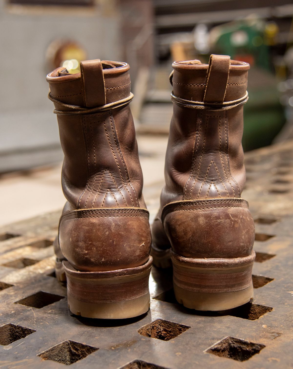Photo by jimmy3roller on February 5, 2024 of the Nicks MTO in Horween Whiskey Predator.