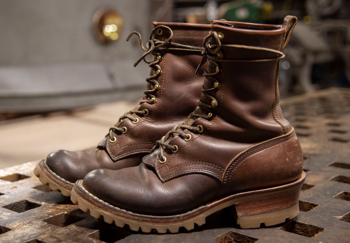 Photo by jimmy3roller on February 5, 2024 of the Nicks MTO in Horween Whiskey Predator.