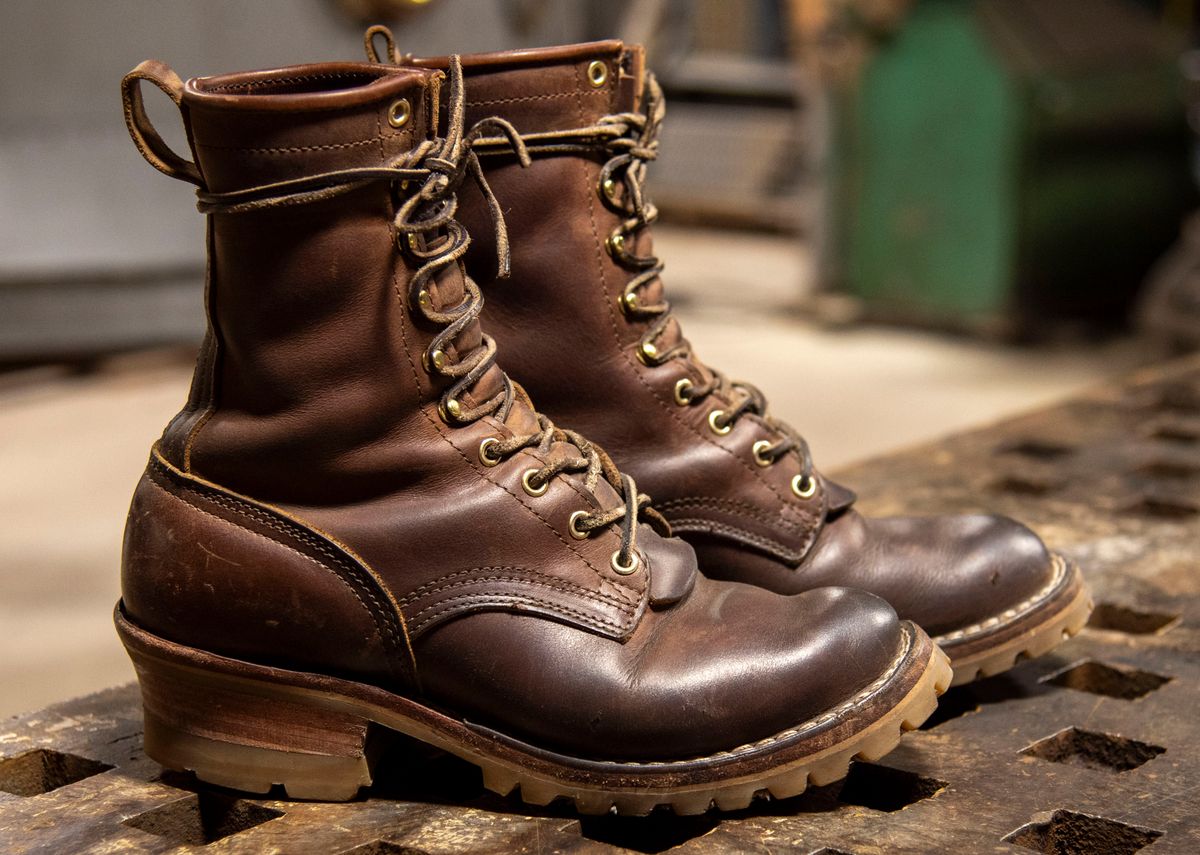 Photo by jimmy3roller on February 5, 2024 of the Nicks MTO in Horween Whiskey Predator.
