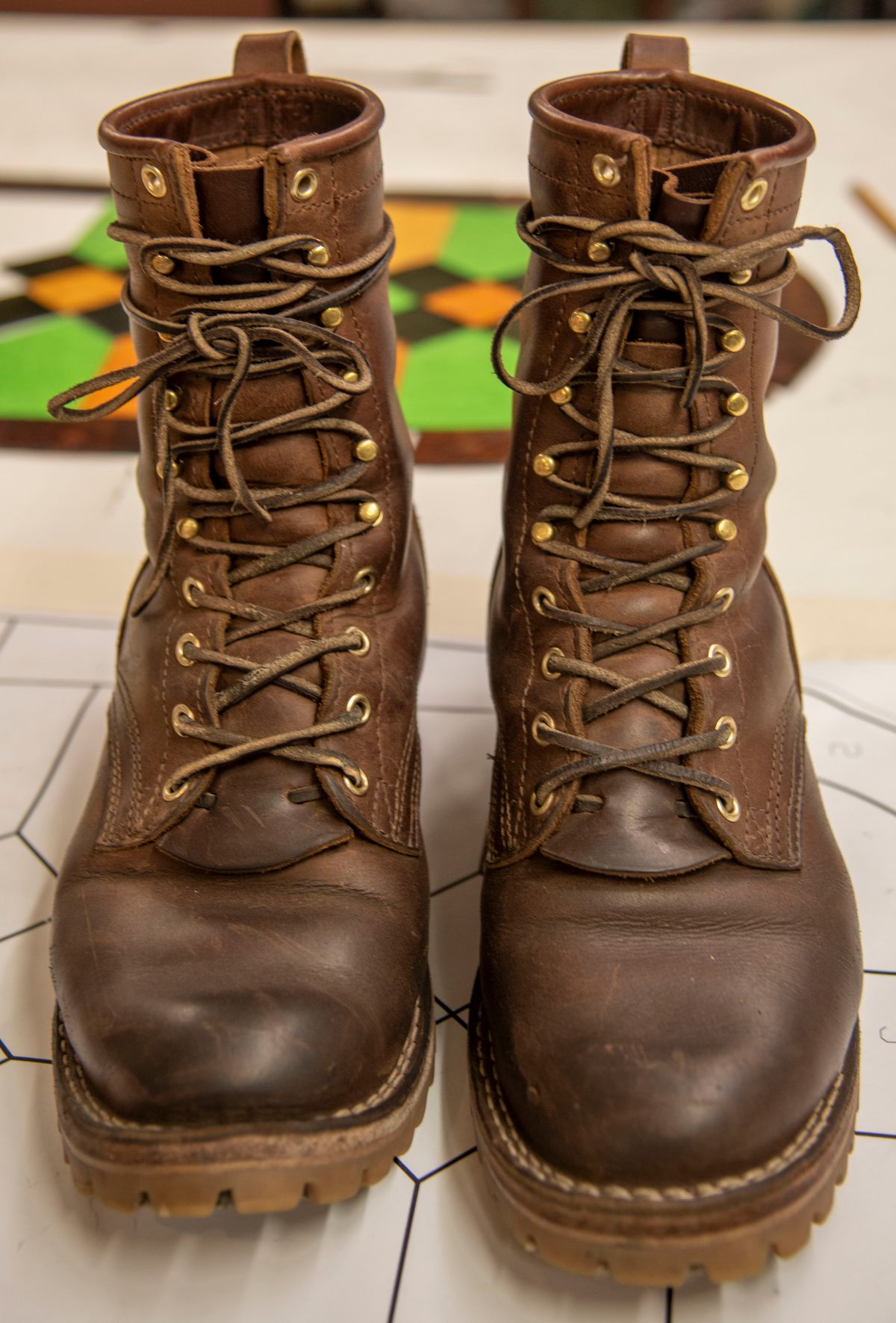 Photo by jimmy3roller on March 6, 2024 of the Nicks MTO in Horween Whiskey Predator.