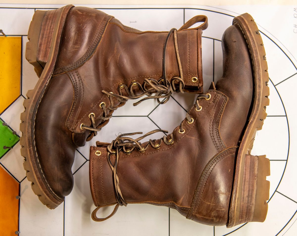 Photo by jimmy3roller on March 6, 2024 of the Nicks MTO in Horween Whiskey Predator.