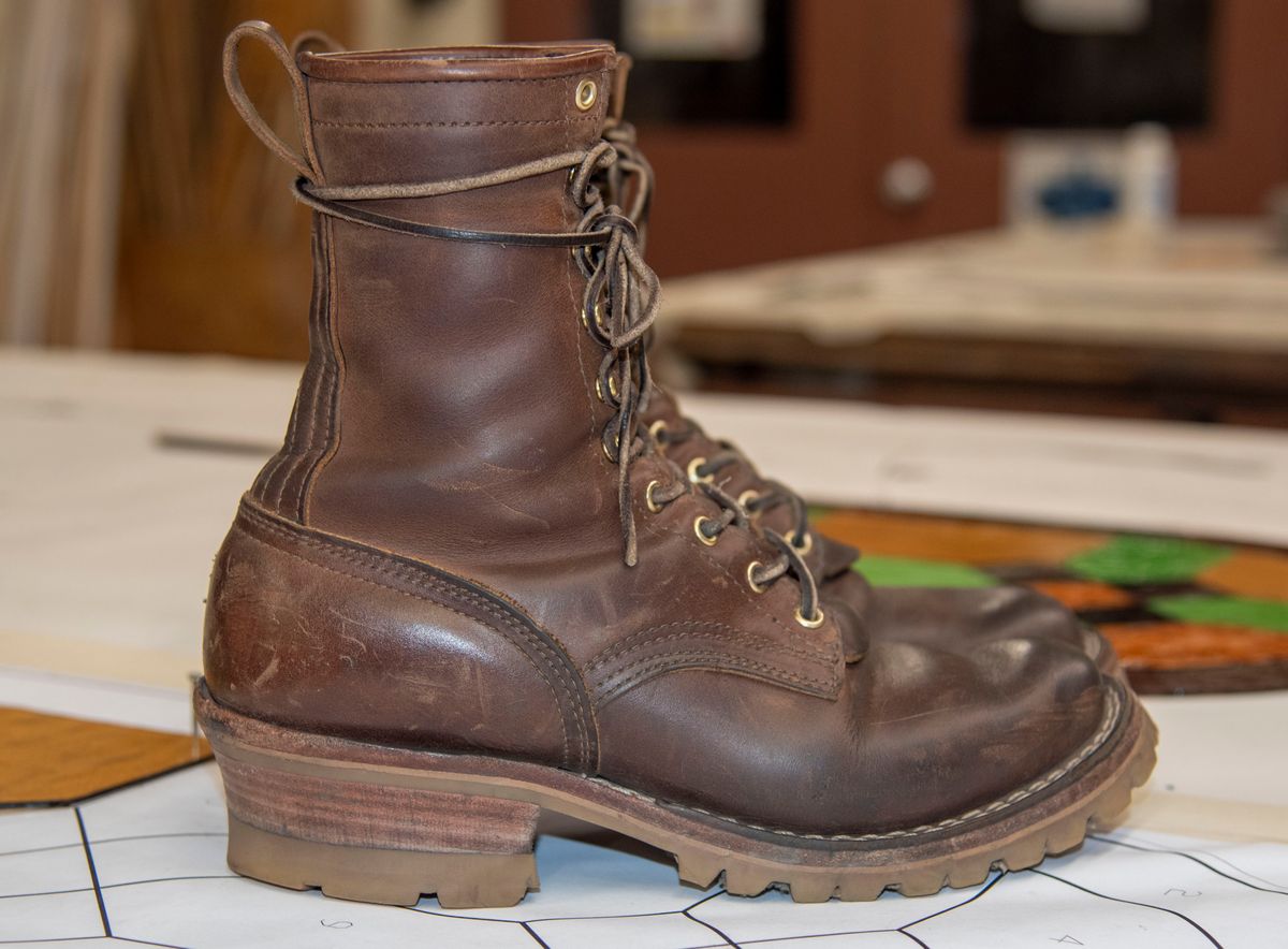 Photo by jimmy3roller on March 6, 2024 of the Nicks MTO in Horween Whiskey Predator.
