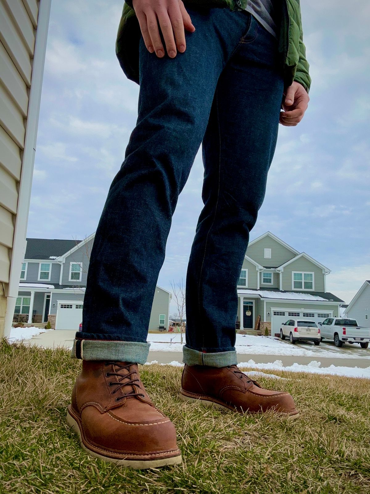 Photo by hconley on February 4, 2023 of the Red Wing 6-Inch Classic Moc in S.B. Foot Copper Rough and Tough.