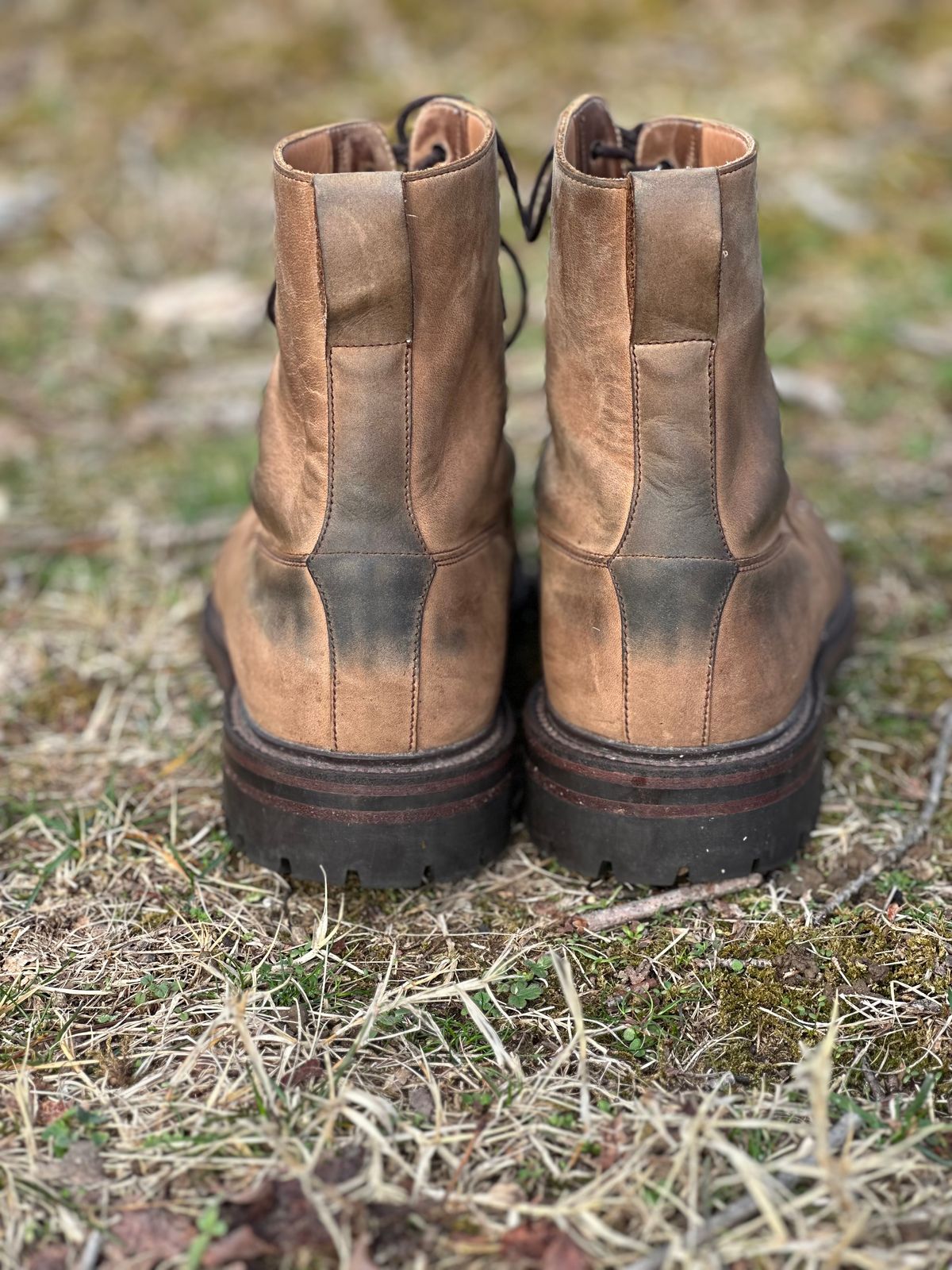 Photo by tailoredgoat on January 5, 2023 of the Crockett & Jones Grizedale in Horween Bronze Oiled Sides.