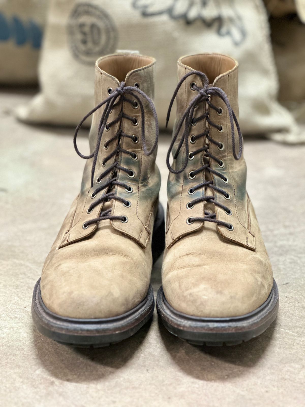 Photo by tailoredgoat on February 6, 2023 of the Crockett & Jones Grizedale in Horween Bronze Oiled Sides.