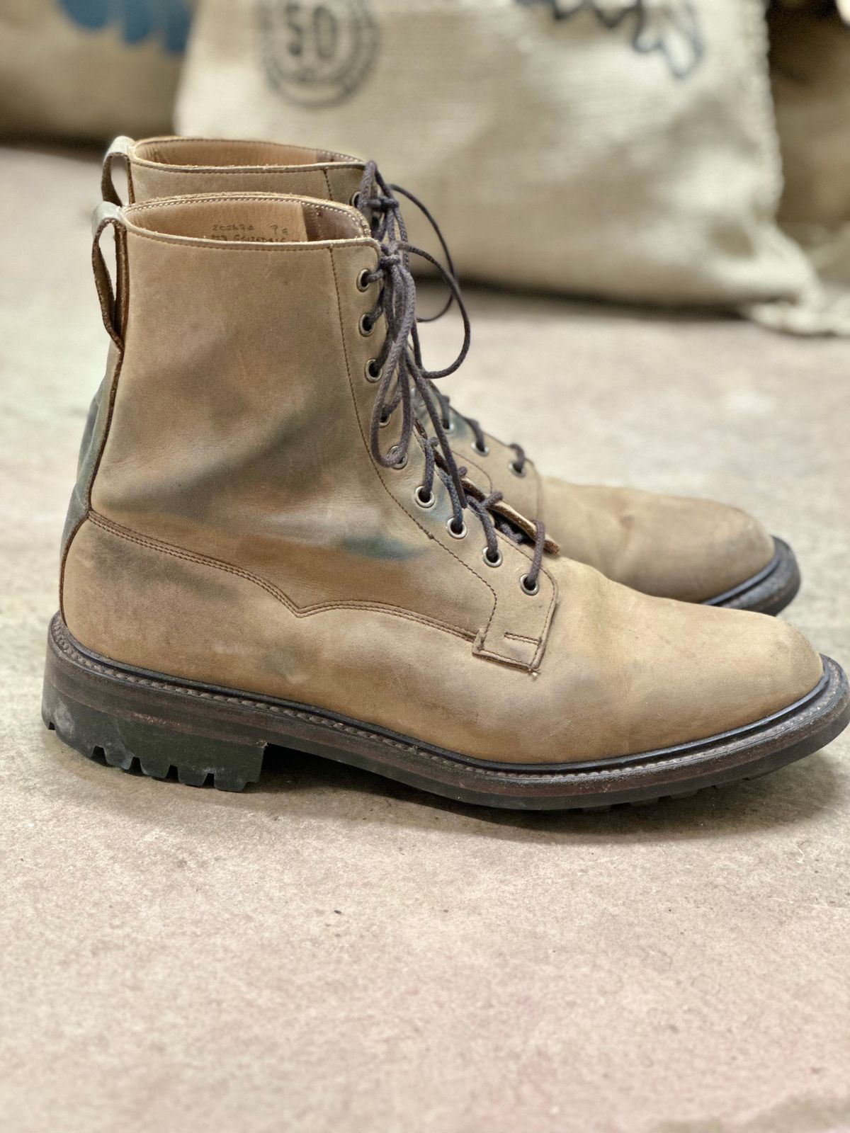 Photo by tailoredgoat on February 6, 2023 of the Crockett & Jones Grizedale in Horween Bronze Oiled Sides.