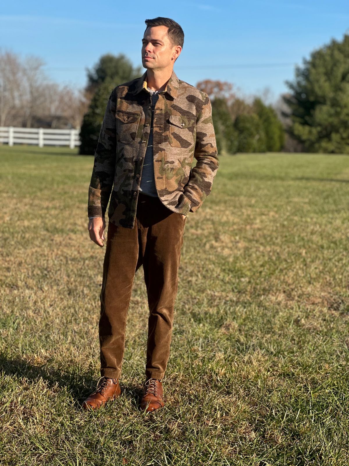 Photo by tailoredgoat on December 3, 2022 of the Viberg Service Boot BCT in C.F. Stead Whisky Regency Calf.