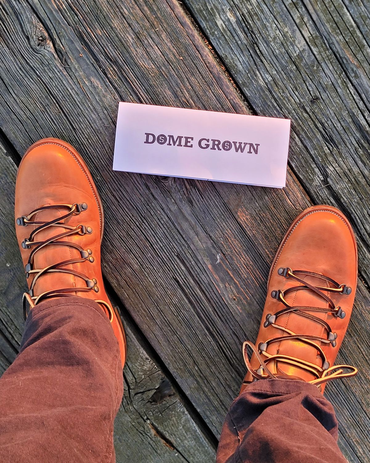 Photo by Das_Bones on November 2, 2023 of the Viberg Hiker in Horween Natural Dublin.