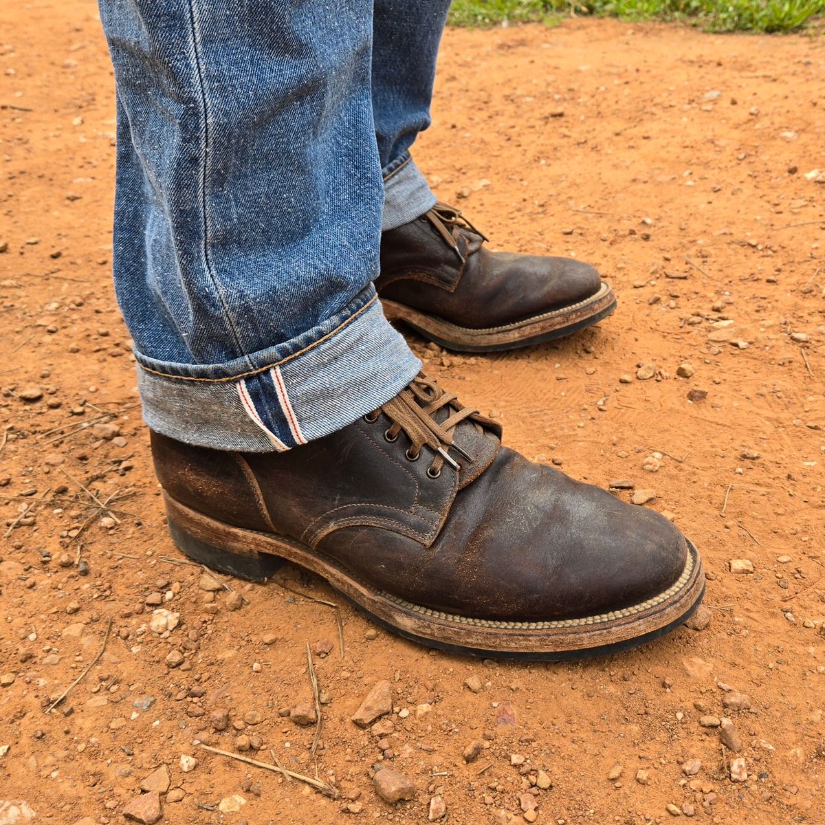 Photo by Das_Bones on May 3, 2026 of the Viberg Service Boot in Horween Brown Waxed Flesh.