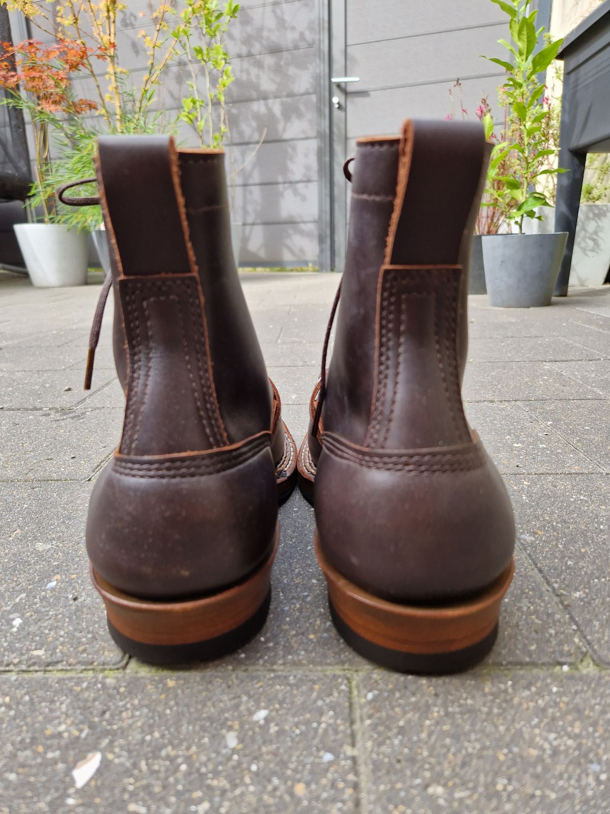 Photo by Chris007 on October 1, 2023 of the White's x Stitchdown Wallace LTT Boot in Seidel Brown Dress.