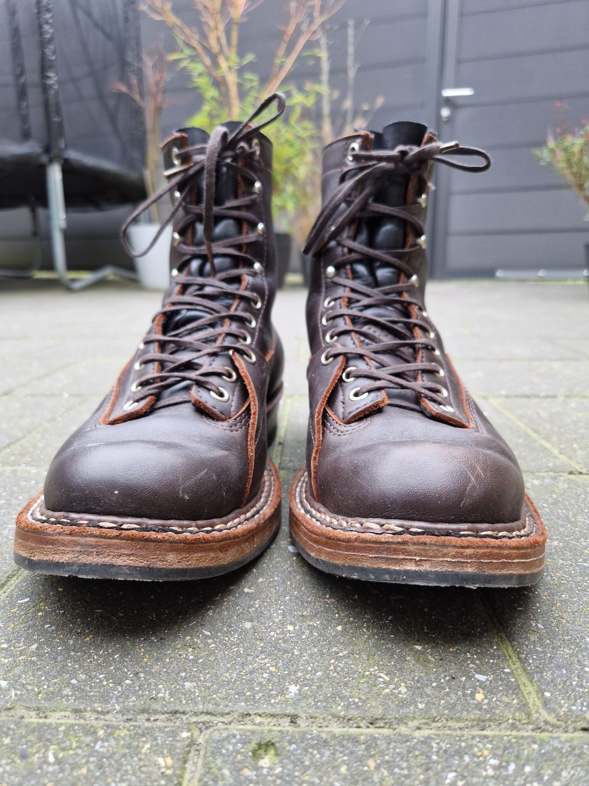 Photo by Chris007 on December 3, 2023 of the White's x Stitchdown Wallace LTT Boot in Seidel Brown Dress.
