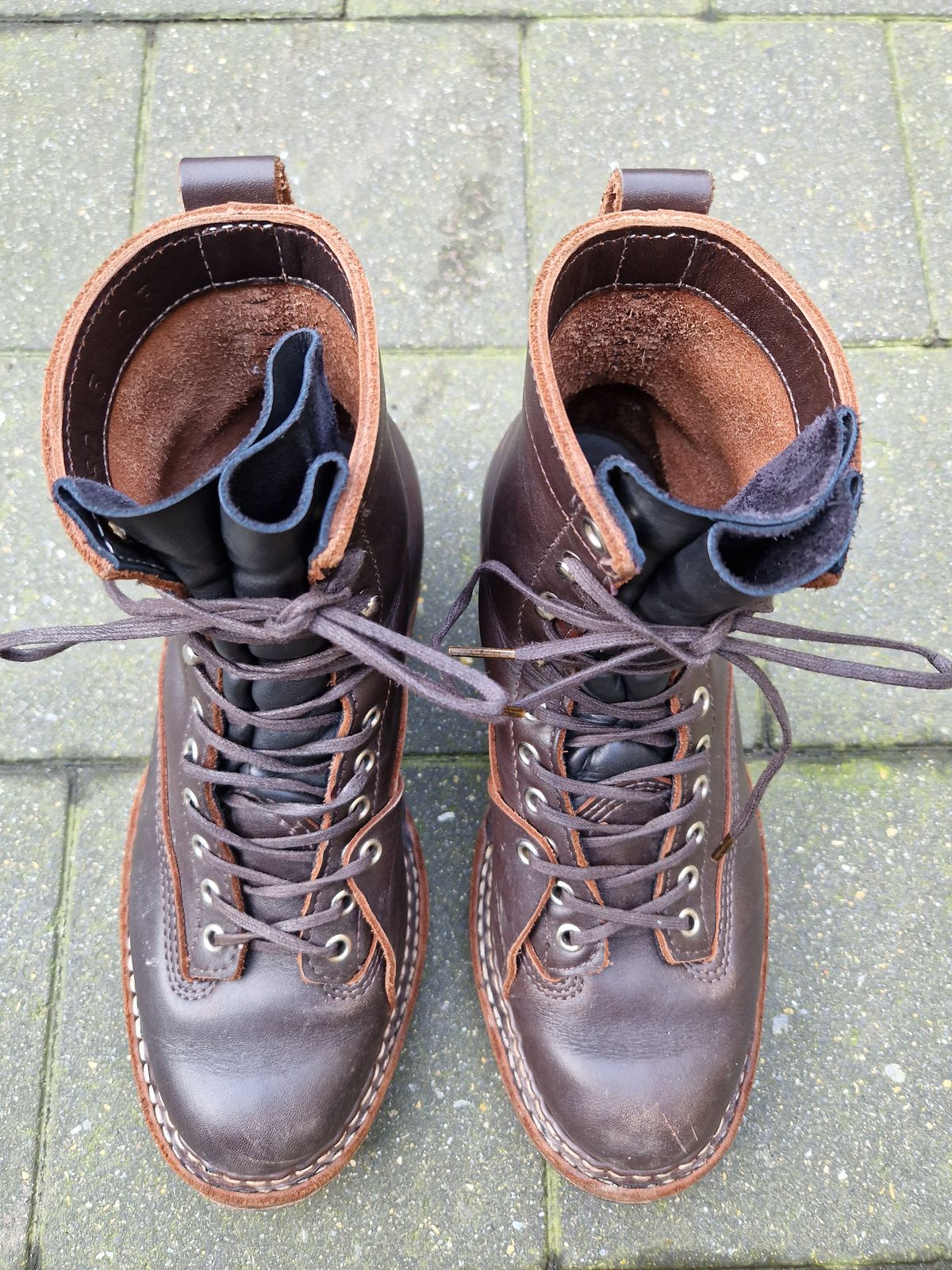 Photo by Chris007 on January 2, 2024 of the White's x Stitchdown Wallace LTT Boot in Seidel Brown Dress.