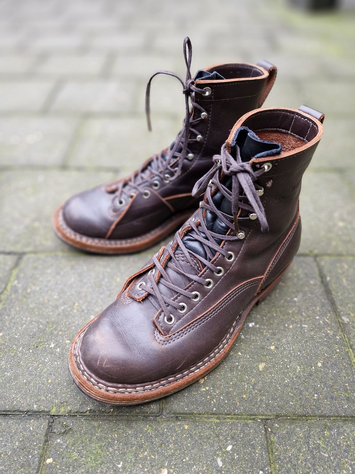 Photo by Chris007 on February 3, 2024 of the White's x Stitchdown Wallace LTT Boot in Seidel Brown Dress.