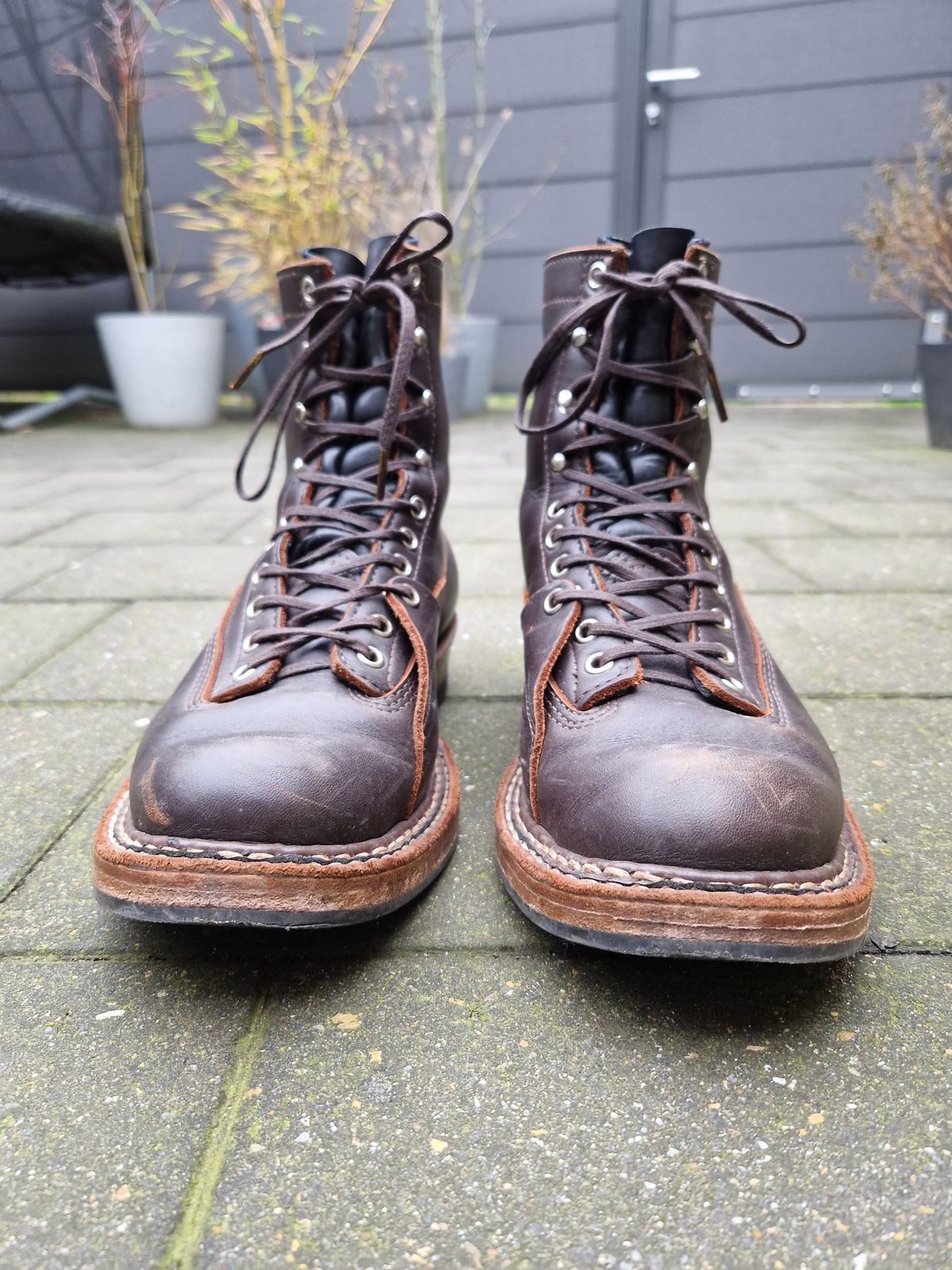 Photo by Chris007 on February 3, 2024 of the White's x Stitchdown Wallace LTT Boot in Seidel Brown Dress.