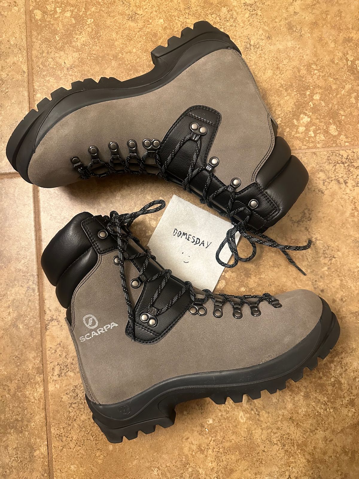 Photo by RunningBearWest on October 8, 2024 of the Scarpa Fuego in Crosta Pro HS12.